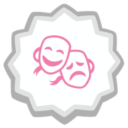 performing arts and fish cake with swirl