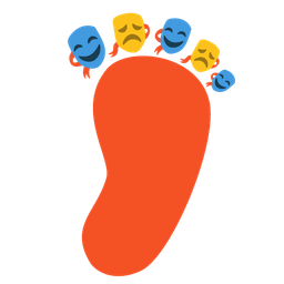 performing arts and footprints