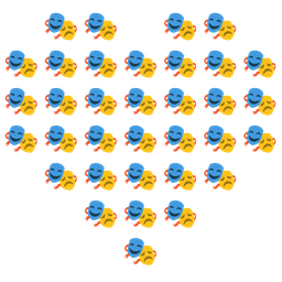 performing arts and heart suit