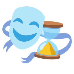 performing arts and hourglass done