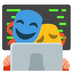 performing arts and laptop