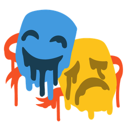 Performing arts and Melting face