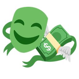 performing arts and money with wings