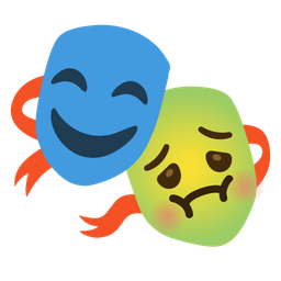 performing arts and nauseated face