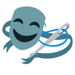 performing arts and sewing needle