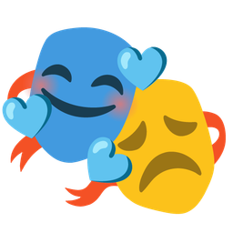 Performing arts and Smiling face with hearts