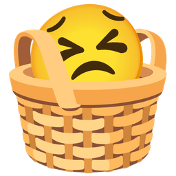 persevering face and basket