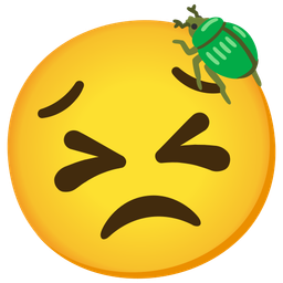 persevering face and beetle