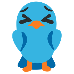 persevering face and bird