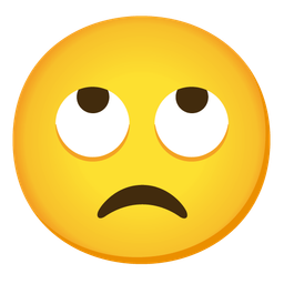 persevering face and face with rolling eyes