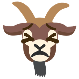 persevering face and goat