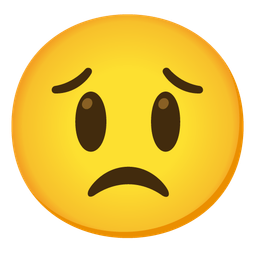 Persevering face and Grinning face with big eyes