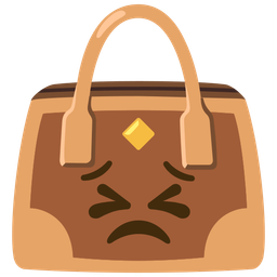 persevering face and handbag
