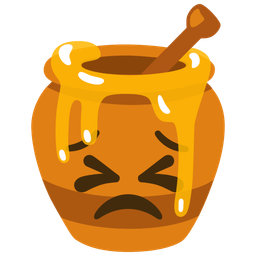 Persevering face and Honey pot