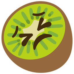 persevering face and kiwi fruit