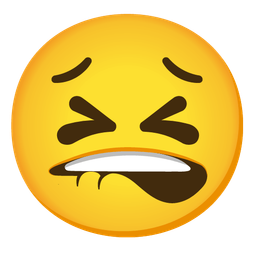 persevering face and mouth