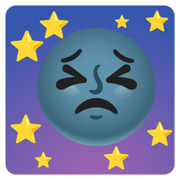 persevering face and new moon face