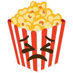 persevering face and popcorn