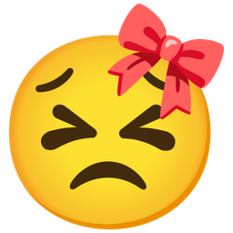 persevering face and ribbon