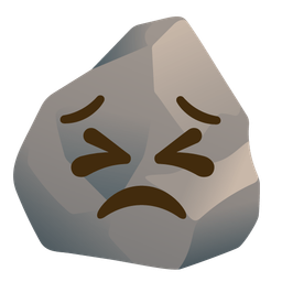 persevering face and rock