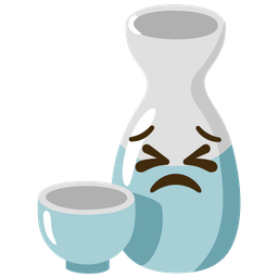 Persevering face and Sake