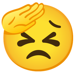 persevering face and saluting face