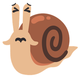 persevering face and snail