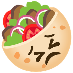 persevering face and stuffed flatbread