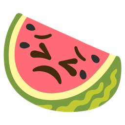 persevering face and watermelon