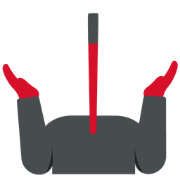 person shrugging and chopsticks