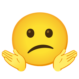 person shrugging and confused face