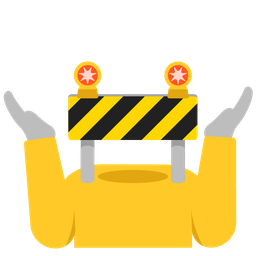 person shrugging and construction