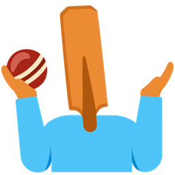 person shrugging and cricket game