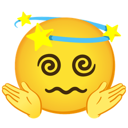 person shrugging and dizzy