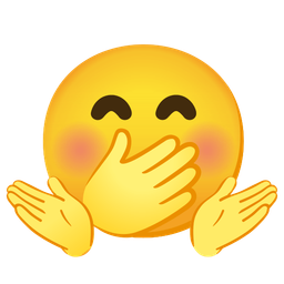 person shrugging and face with hand over mouth