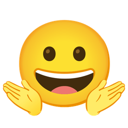 Person shrugging and Grinning face