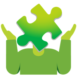 person shrugging and puzzle piece