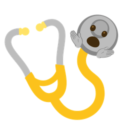 person shrugging and stethoscope