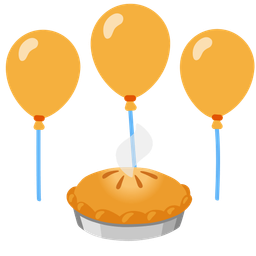 Pie and Balloon