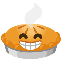 Pie and Beaming face with smiling eyes