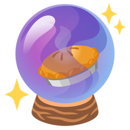 Pie and Crystal ball