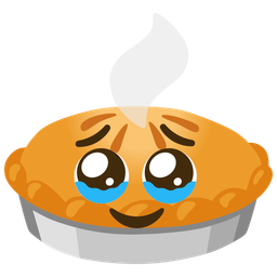 Pie and Face holding back tears