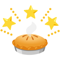 Pie and Glowing star