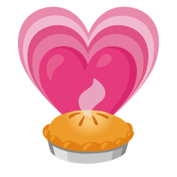 Pie and Growing heart
