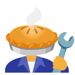 Pie and Hammer and wrench