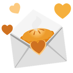 Pie and Love letter