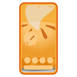 Pie and Mobile phone