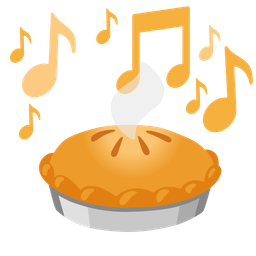 Pie and Musical notes