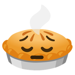 Pie and Pensive face