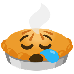 Pie and Sleepy face